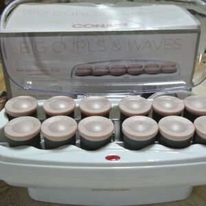 CONAIR BIG CURLES AND WAVES HOT ROLLER SET